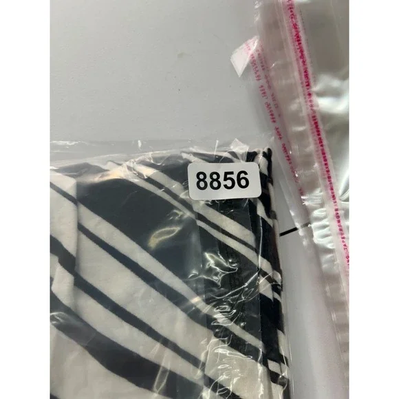 VeVeret Womens Striped Sleeveless Maxi Dress Size L Black & White - Picture 8 of 8